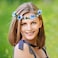 Lawie 10 Pack Boho Sunflower Daisy Rose Flower Crowns Floral Leaf Wreath With Ribbon Halo Headbands Hair Garland Bridal Headpiece Wedding Tiara Hairband Hawaiian Party Accessories for Kids Women Girl