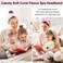 Casoty 10 Pcs Skincare Headbands, Spa Headband for Washing Face, Soft Coral Fleece Headbands for Makeup, Bow Headbands for Face Washing Shower Skin Care Yoga