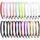 10mm Thin Headbands For Girls, 26 Pcs Plastic Headband with Teeth Head Bands Hairbands DIY Hair Accessories for Girls Teens and Women