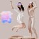15 Pcs Sleepover Party Favors for Teenager Girl, Spa Headband Wrist Towels for Washing Face, Plush Bow Makeup Headbands Wristband Sleep Eye Mask Tie Dye Scrunchies for Single Women Spa Pajama Party