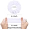 WATINC 24 Pcs White Scrunchies Hairbands for Tie Dye DIY Plain Cotton Hair Scrunchie Elastic Headband Scrunchy Traceless Ties Ponytail Holder Hair Accessories for Women