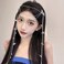 2 PACK Silver Wedding Butterfly Flower Headband Boho Head Chain Tassel Headband for Women Sparkly Rhinestone Fake Earrings Hair Accessories for Women and Girls