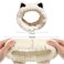 2 Pcs Cat Ears Headband, Cute Spa Headbands for Washing Face Skincare Makeup Headbands for Women Girls Trendy Stuff Present Soft Coral Fleece Hair Accessories
