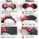 Shiny Sequin Mouse Ear Headbands, 2 PCS Classic Bow Headbands for Adult Women and Girls (Red Sequin &amp; Red Dot)