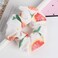 Spring Summer Floral Hair Scrunchies for Women with Soft and Silky Hair - 5 Pack; Cute Boho and stylish hair ties that make a strong Style Statement - by OpenSeseme (Floral)