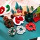 24 Pieces Christmas Hair Scrunchies Velvet Hair Tie Holiday Santa Claus Elastic Bobbles Scrunchy Hair Bands Ponytail Holders Headwear Christmas Hair Accessories for Women Girls