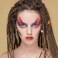 WILLBOND 27 Pcs Wooden Fabric Dreadlock Beads Tube Beads for Hair Braids Jewelry for Hair Beard Ornament for Women Men DIY Necklace Bracelet Earring Accessories(Symmetric Pattern)