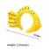 Funny Yellow Fish Stylish Plush Face Wash Makeup Elastic Hair Band Headband Party Hairband for Women (Yellow Fish)