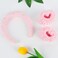 Casoty Headband and Wristband Set, 3 Pcs Terry Cloth, Skin Care Headbands, Hair Band Spa Headband and Wristband Set, Makeup Headband for Face Washing Shower Yoga