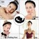 Casoty Black Puffy Headband and Wristbands Set, Skincare Headbands, Spa Headband and Wristband Set, Makeup Hair Band for Face Washing Shower Yoga
