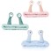3 Pieces Face Wash Hairband Spa Headband Facial Makeup Hair Band Skincare Head Wraps Cartoon Elastic Head Band Cute Frog Snail Crab Creative Hair Accessories for Shower Beauty Sports