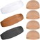 WILLBOND 3 Pieces Silicone Wig Grip Headband, 3 Pieces Nylon Wig Caps - Transparent, Dark Brown, Black - For Women Unisex Non Slip Wig Bands Sports Yoga Lace Front Wig