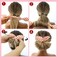 Hair Bun Makers and Styling Accessories - 5 Piece Set With Plate Stick Tool, Marble Pods, Foam Sponge Bun Maker, and Curler for Women &amp; Girls