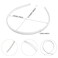 6 Packs Satin Headbands Bulk White Headband for Women Girls DIY Craft 8mm Thin Head Bands for Girl Hair Accessories Plain Fabric Hairband Halloween Cosplay Accessories