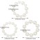 6 Pcs Pearls Elastic Hair Tie Scrunchies Elegant Pearl Ponytails Holder Bracelet Hair Ties Decorative Hair Ropes White Pearl Hair Band Accessories for Women Girls