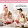 6 Pcs Spa Headbands, Sleepover Party Favors, Soft Coral Fleece Bow Hair Band, Make up Headbands for Women Girls, Skincare Headbands for Face Washing Yoga Slumber Party