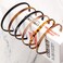 WILLBOND 6 Pieces Plastic Plain Headbands Teeth Comb Headbands Skinny DIY Hair Bands Headbands for Women Girls (Multi-color, 8 mm)