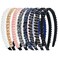 Lawie 8 Pack Baroque Hairbands Crystal Rhinestone Headband Beads Diamond Jeweled Sparkly Glitter Bling Padded Wide Headbands Cross Hair Bands Thick Hair Holder Accessories for Women Girls