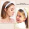 AHONEY 7 Pack White Headbands for Women Girls Headband Non Slip Hairbands Cute Hair Accessories Multi-style Headband Pack Wedding Head Band (White)
