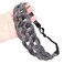DIGUAN Hollow out Synthetic Hair Braided Headband Hairpiece Women Girl Beauty accessory for Women (Dark Gray)