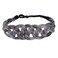 DIGUAN Hollow out Synthetic Hair Braided Headband Hairpiece Women Girl Beauty accessory for Women (Dark Gray)