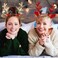Acenail Christmas Headbands Women Xmas Deer Hair Hoop Glitter Reindeer Antlers Headband Ring Furry Deer Horn Ears Headdress Christmas Tree Hairbands Decoration Holiday Costume Headpiece for Women and