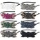 inSowni 8 Pack Multi Color 1920s Hair Accessories Beaded Flower Headbands Rhinestone Elastic Hair Hoops for Women Girls