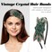 inSowni 8 Pack Multi Color 1920s Hair Accessories Beaded Flower Headbands Rhinestone Elastic Hair Hoops for Women Girls