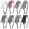 inSowni 8 Pack Multi Color 1920s Hair Accessories Beaded Flower Headbands Rhinestone Elastic Hair Hoops for Women Girls