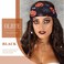 Olbye Headbands for Women Wide Knotted Headband Turban Non Slip Hairbands Elastic Pumpkin Hairband Ghost Head Bands Workout Head Wraps Yoga Hair Scarf Halloween Hair Accessories for Women 4Pcs (B)