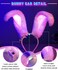 Uranian Light Up Bunny Ears Headband Rabbit Ears Hair Bands Led Bunny Headbands Cosplay Costume Hair Accessories for Women
