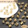 40PCS Hair Jewelry for Braids Gold Hair Cuffs Multi Style Rings Adjustable Hair Beads for Braid Loc Dreadlock Accessories for Women and Girls