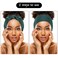 WILLBOND 6 Pieces Wide Headbands for Women, Adjustable Bandana Headband Tie, Knotted African Hairband, Yoga Elastic Non Slip Floral Hairbands for Running Hiking Cycling Workout(Without Patterns)