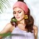 WILLBOND 6 Pieces Wide Headbands for Women, Adjustable Bandana Headband Tie, Knotted African Hairband, Yoga Elastic Non Slip Floral Hairbands for Running Hiking Cycling Workout(Without Patterns)