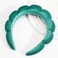 Ayesha Soft Velvet Headband for Women and Girls, Wrap Hairband for Washing Face, Shower, Makeup, Skincare, 1 Count (Pack of 1), Green