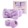 Ayesha Spa Headband and Wristband Set for Skincare Washing Face,Makeup Headband Wrist Cuffs for Preppy Skincare for Women Girl