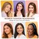 5 PCS Thin Leather Headbands for Women, Lightweight Knotted Hair Hoop for Fashion Girls, Adjustable Cute Hair Accessories