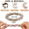Ahoney 9Pcs Pearl Hair Ties Elastic Hair Scrunchies Hold Crystal Beads Bulk Hair Ropes Stretchy Handmade Boho Hair Accessories for Women Girls (Pearl&amp;Crystal)