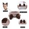 AHONEY Makeup Spa Headband Face Wash Headband for Women Girls Cute Headbands Animal Ears Shower 4Pcs Coral Fleece Hair Band Women Cosmetic Headwrap for Spa Yoga Makeup Washing Face