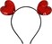 Valentines Headbands for Women Girls Red Heart Valentine Headband Sweet Cute Glitter Hearts Head Bands for Women&rsquo;s Hair Fashion Sparkly Hair Accessories