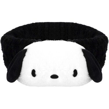 Kawaii Spa Headband for Washing Face, Cute Black Headband for Make Up, Washing, Party, Soft Headband for Woman Girls