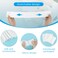 20 Pieces Spa Headbands Disposable Headband for Facial Disposable Hair Band for Women Non-Woven Stretch Headbands with Convenient Closure Soft Disposable Spa Headbands for Skin Care Makeup (White)