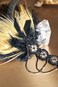 BABEYOND 1920s Sequined Showgirl Headpiece Feather Headband Flapper Gatsby Hair Accessories