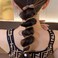 4pcs Spiral Hair Ties, PU Leather Bowknot Braided Bands for Girls Women
