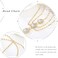 Layerd Head Chain Rhinestone Hair Chain Wedding Hair Accessories Fordhead Headband for Women and Girls