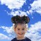 Mouse Ears Headband - Velvet Hair Bow Headwear with Sparkle Sequins for Women, Girls &amp; Boys (Black Bow)