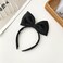 Bow Headband for Women Girls Hair Headbands Accessories Black Pink Red Hairband Bowknot Hair Bands for Christmas Birthday Cosplay Accessories