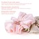 3 Count Large Silk Satin Scrunchies for Women, Blackish Green Pink Champagne - Luxurious Hair Accessories, Soft Hair Ties, Hair Bands, Hair Ropes for Women and Girls Gift Option