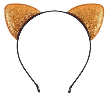 Bonnie Z. Leonardo Starry Cat Ears Headband Orange Cat Ears F-Orange