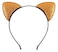 Bonnie Z. Leonardo Starry Cat Ears Headband Orange Cat Ears F-Orange